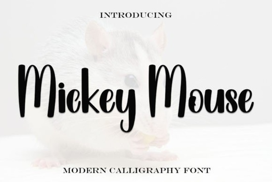 Mickey Mouse Font